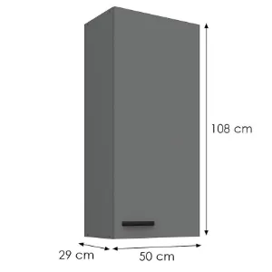 Obrazek Szafka kuchenna Nessa antracyt 50G-108 1F