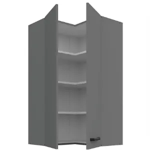 Obrazek Szafka kuchenna Nessa antracyt 60x60 GN-108 2F (90°)