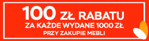 Do 8 stycznia w Abra Meble za każde wydane 1000 zł otrzymasz 100 zł rabatu