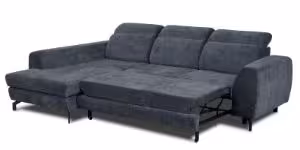 Obrazek Narożnik rozkładany z funkcją spania Tybet prawy popielaty