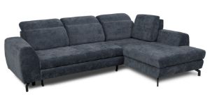 Obrazek Narożnik rozkładany z funkcją spania Tybet lewy popielaty