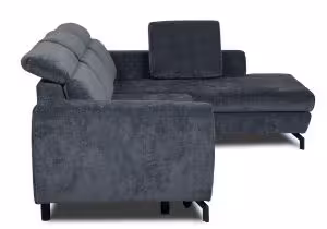 Obrazek Narożnik rozkładany z funkcją spania Tybet lewy popielaty