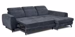 Obrazek Narożnik rozkładany z funkcją spania Tybet lewy popielaty