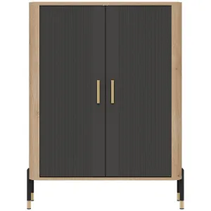 Obrazek komoda Dante Dt11 Dąb Cremona/Antracyt