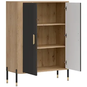 Obrazek komoda Dante Dt11 Dąb Cremona/Antracyt