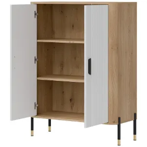 Obrazek komoda Dante Dt11 Dąb Cremona/Biały