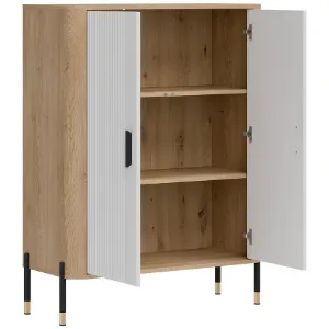 Obrazek komoda Dante Dt11 Dąb Cremona/Biały