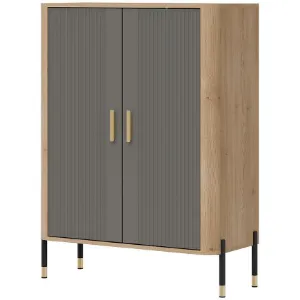 Obrazek komoda Dante Dt11 Dąb Cremona/Szary