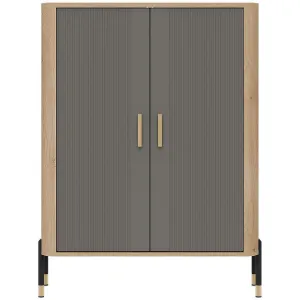 Obrazek komoda Dante Dt11 Dąb Cremona/Szary