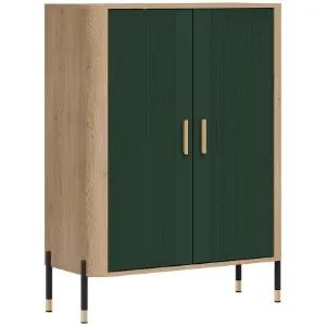 Obrazek komoda Dante Dt11 Dąb Cremona/Zielony