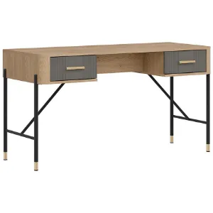 Obrazek Biurko Dante Dt23 Dąb Cremona/Szary