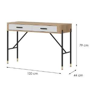 Obrazek Toaletka Dante Dt19 Dąb Cremona/Biały