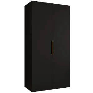 Obrazek Szafa Marbella I 100 czarny/złoty