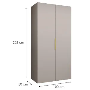 Obrazek Szafa Marbella I 100 kaszmir/złoty