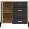Obrazek Komoda Dante Dt08 Dąb Cremona/Antracyt