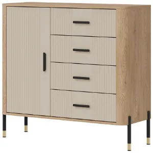 Obrazek Komoda Dante Dt08 Dąb Cremona/Kaszmir