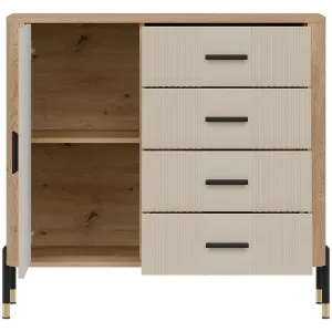 Obrazek Komoda Dante Dt08 Dąb Cremona/Kaszmir