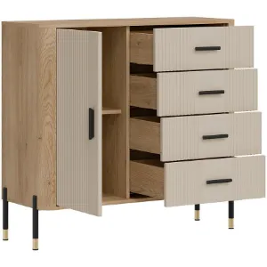 Obrazek Komoda Dante Dt08 Dąb Cremona/Kaszmir