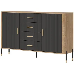 Obrazek Komoda Dante Dt09 Dąb Cremona/Antracyt