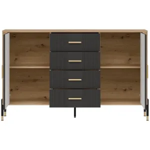 Obrazek Komoda Dante Dt09 Dąb Cremona/Antracyt