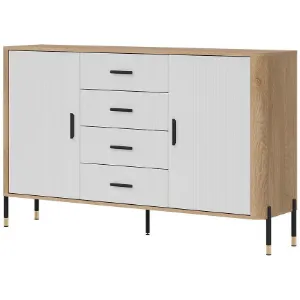 Obrazek Komoda Dante Dt09 Dąb Cremona/Biały