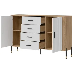 Obrazek Komoda Dante Dt09 Dąb Cremona/Biały