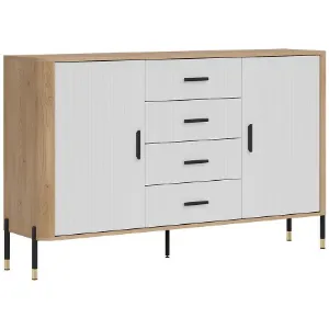 Obrazek Komoda Dante Dt09 Dąb Cremona/Biały