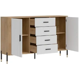 Obrazek Komoda Dante Dt09 Dąb Cremona/Biały