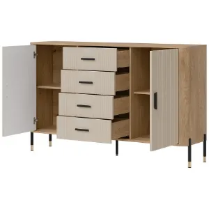 Obrazek Komoda Dante Dt09 Dąb Cremona/Kaszmir