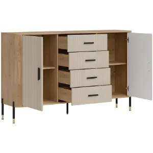 Obrazek Komoda Dante Dt09 Dąb Cremona/Kaszmir