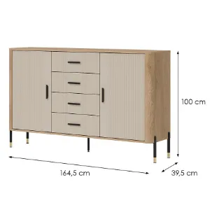 Obrazek Komoda Dante Dt09 Dąb Cremona/Kaszmir