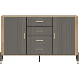 Obrazek Komoda Dante Dt09 Dąb Cremona/Szary