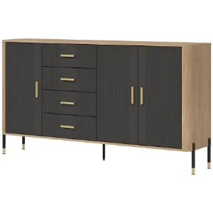 Obrazek Komoda Dante Dt10 Dąb Cremona/Antracyt