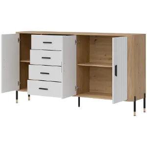 Obrazek Komoda Dante Dt10 Dąb Cremona/Biały