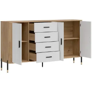 Obrazek Komoda Dante Dt10 Dąb Cremona/Biały