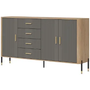 Obrazek Komoda Dante Dt10 Dąb Cremona/Szary