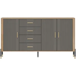 Obrazek Komoda Dante Dt10 Dąb Cremona/Szary