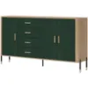 Obrazek Komoda Dante Dt10 Dąb Cremona/Zielony