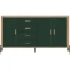 Obrazek Komoda Dante Dt10 Dąb Cremona/Zielony