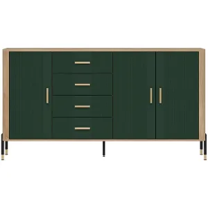 Obrazek Komoda Dante Dt10 Dąb Cremona/Zielony