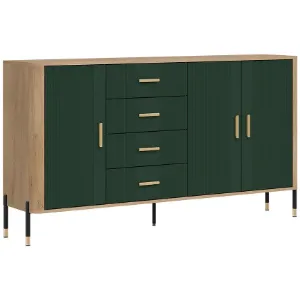 Obrazek Komoda Dante Dt10 Dąb Cremona/Zielony