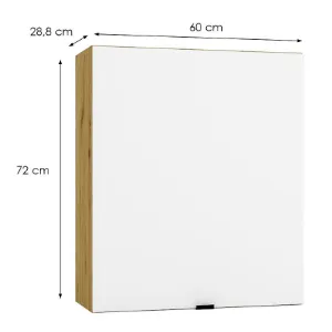 Obrazek Szafka Kuchenna Cosmo Gianna W60 P/L Biała Alaska/Dąb Artisan