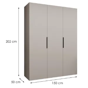 Obrazek Szafa Marbella I 150 kaszmir/czarny