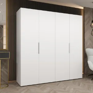 Obrazek Szafa Marbella I 200 biały/srebrny