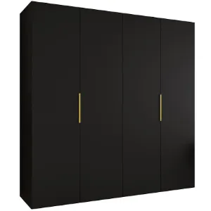 Obrazek Szafa Marbella I 200 czarny/złoty