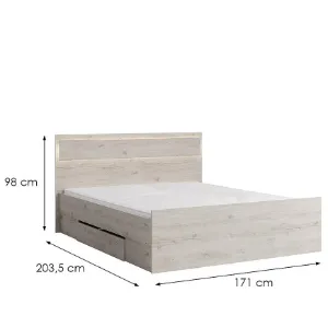 Obrazek Łóżko Cosmo C18 dąb oslo