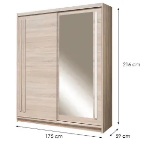 Obrazek Szafa Sys Effect 175 Sonoma