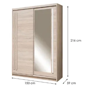 Obrazek Szafa Sys Effect 150 Sonoma