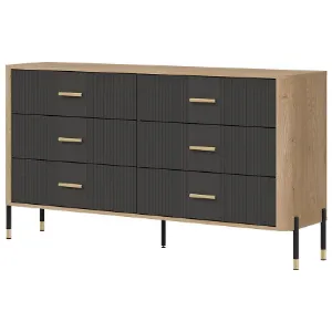 Obrazek Komoda Dante Dt05  Dąb Cremona/Antracyt