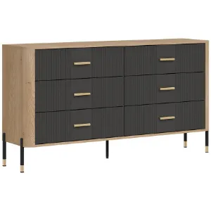 Obrazek Komoda Dante Dt05  Dąb Cremona/Antracyt